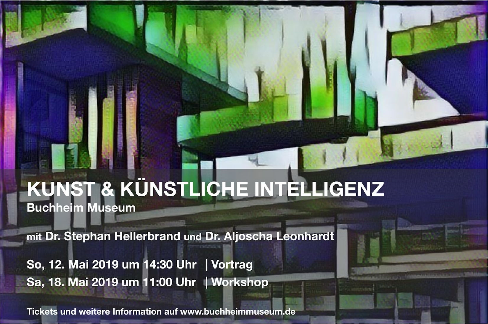 Workshop Kunst und KI Buchheim Museum workshop announcement