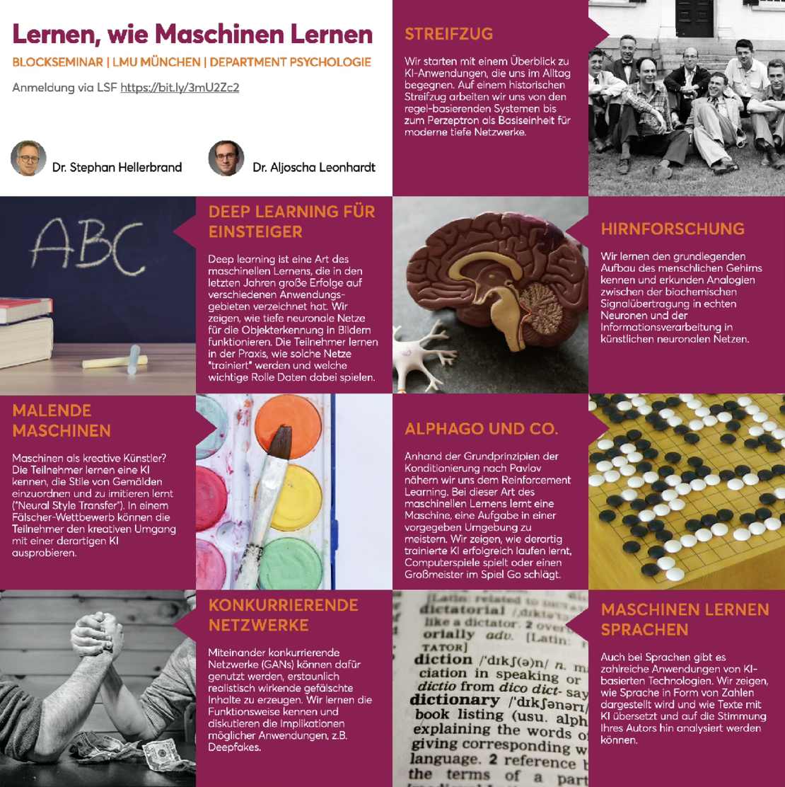 Maschinelles Lernen - Block-Kurs an LMU München